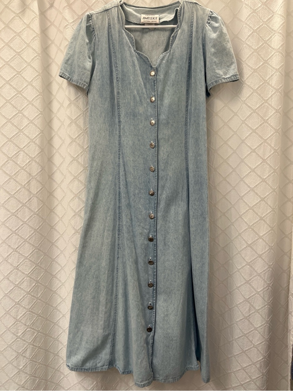 Vintage Denim Maxi Dress
